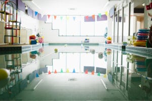 Indoor swimming pool at Emler Swim School's in Plano, Texas